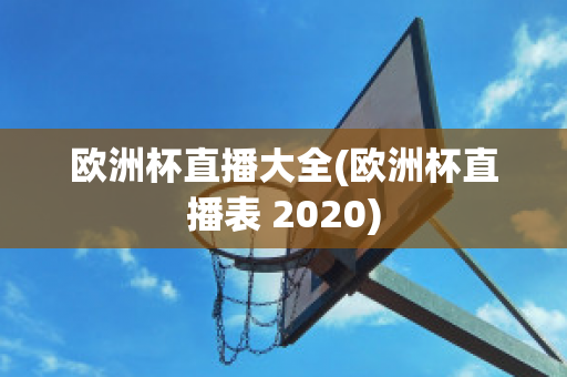 欧洲杯直播大全(欧洲杯直播表 2020)