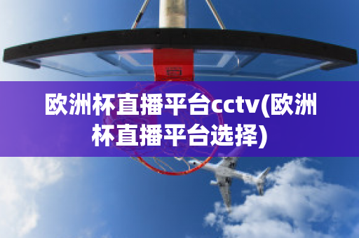 欧洲杯直播平台cctv(欧洲杯直播平台选择)