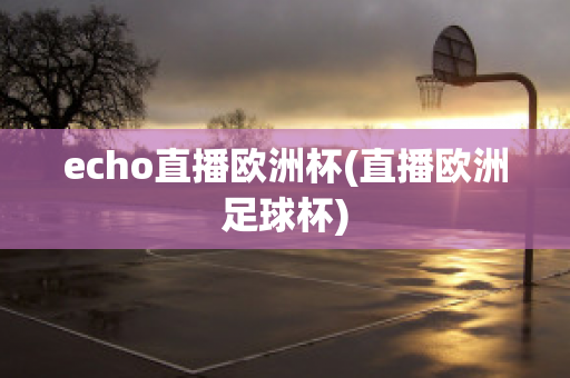 echo直播欧洲杯(直播欧洲足球杯)