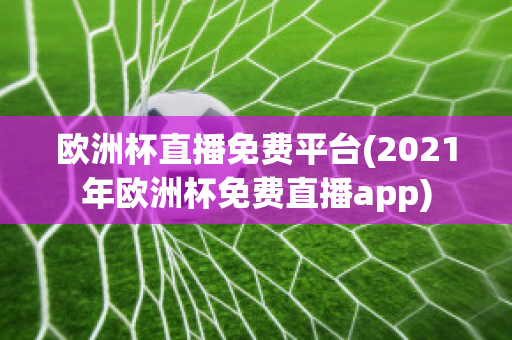 欧洲杯直播免费平台(2021年欧洲杯免费直播app)