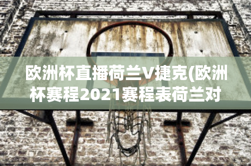 欧洲杯直播荷兰V捷克(欧洲杯赛程2021赛程表荷兰对捷克)