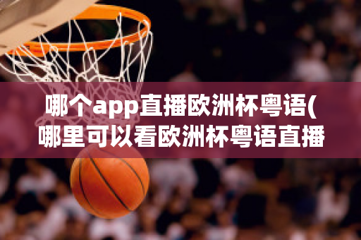 哪个app直播欧洲杯粤语(哪里可以看欧洲杯粤语直播)