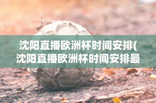 沈阳直播欧洲杯时间安排(沈阳直播欧洲杯时间安排最新)