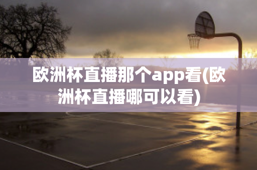 欧洲杯直播那个app看(欧洲杯直播哪可以看)