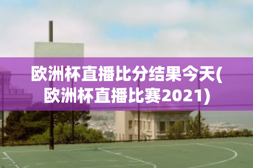 欧洲杯直播比分结果今天(欧洲杯直播比赛2021)