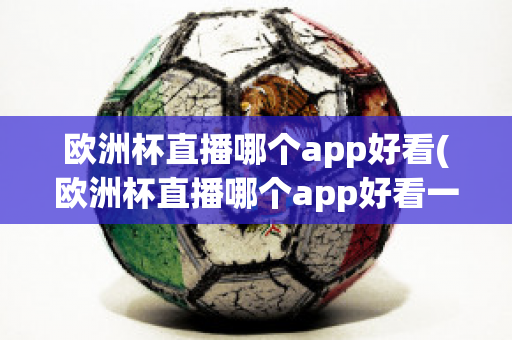 欧洲杯直播哪个app好看(欧洲杯直播哪个app好看一点)