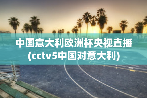 中国意大利欧洲杯央视直播(cctv5中国对意大利)