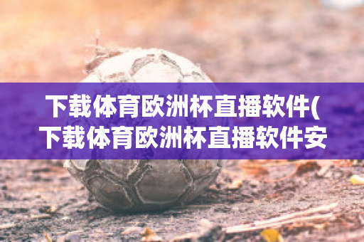 下载体育欧洲杯直播软件(下载体育欧洲杯直播软件安装)