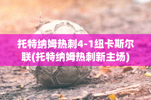 托特纳姆热刺4-1纽卡斯尔联(托特纳姆热刺新主场)