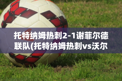 托特纳姆热刺2-1谢菲尔德联队(托特纳姆热刺vs沃尔夫斯贝格)