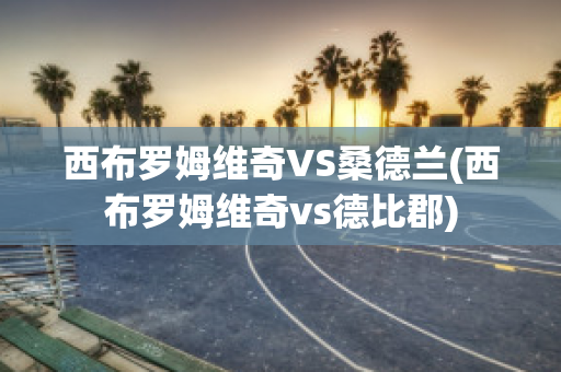 西布罗姆维奇VS桑德兰(西布罗姆维奇vs德比郡)