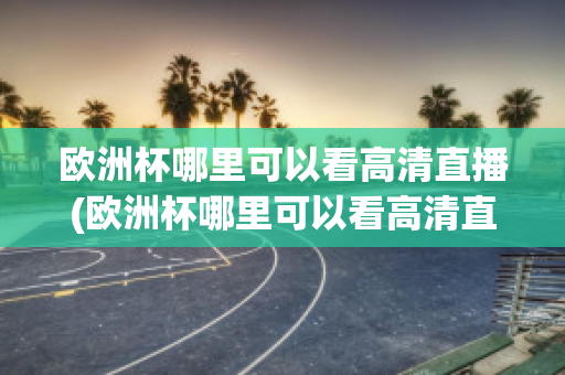 欧洲杯哪里可以看高清直播(欧洲杯哪里可以看高清直播的)