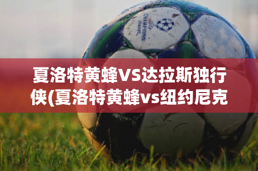 夏洛特黄蜂VS达拉斯独行侠(夏洛特黄蜂vs纽约尼克斯)