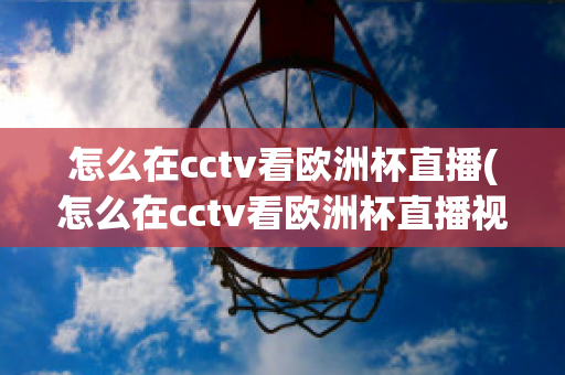 怎么在cctv看欧洲杯直播(怎么在cctv看欧洲杯直播视频)