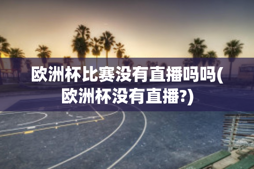 欧洲杯比赛没有直播吗吗(欧洲杯没有直播?)