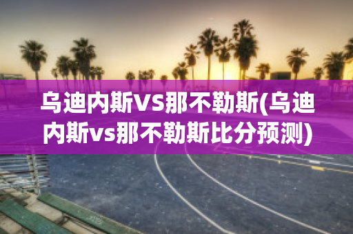 乌迪内斯VS那不勒斯(乌迪内斯vs那不勒斯比分预测)