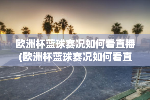 欧洲杯蓝球赛况如何看直播(欧洲杯蓝球赛况如何看直播回放)