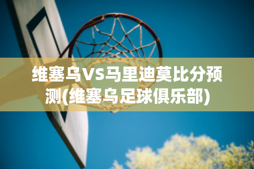 维塞乌VS马里迪莫比分预测(维塞乌足球俱乐部)