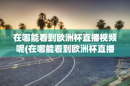 在哪能看到欧洲杯直播视频呢(在哪能看到欧洲杯直播视频呢)