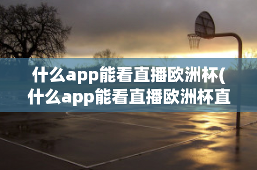 什么app能看直播欧洲杯(什么app能看直播欧洲杯直播)