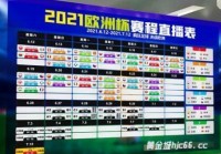 央视欧洲杯专题直播:央视直播欧洲杯赛程2021赛程表